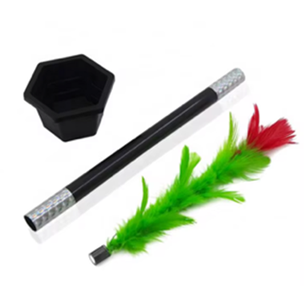Appearing Flower Wand Magic Trick Toy