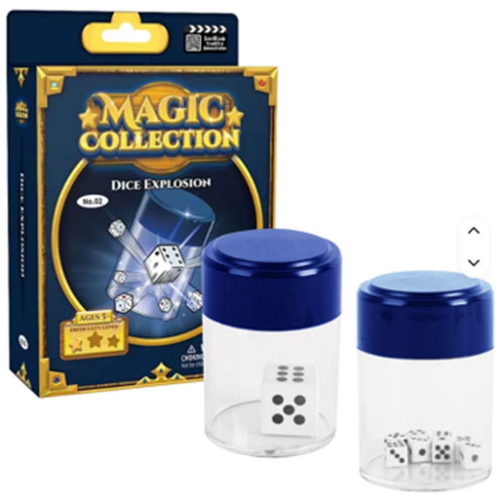 Exploding Dice Magic Trick Toy